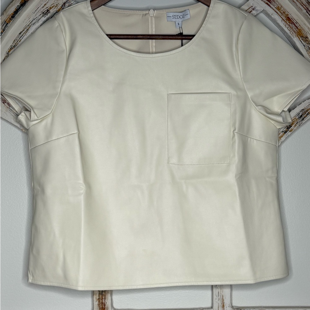 Edge Cream Women's Blouse NWT